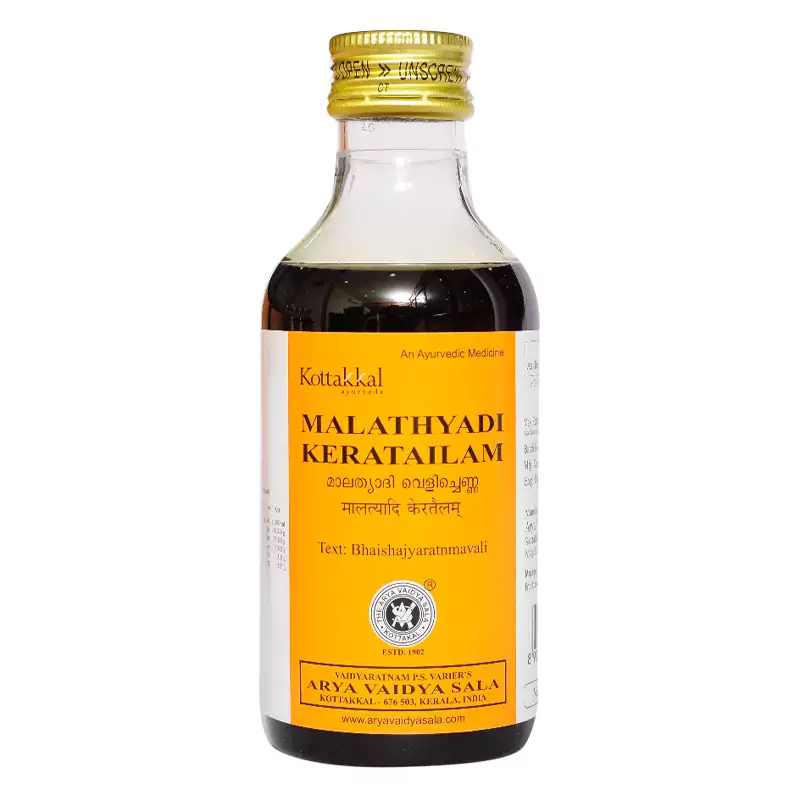 Kottakkal Arya Vaidyasala Malatyadi Tailam, 200 ml-1.webp